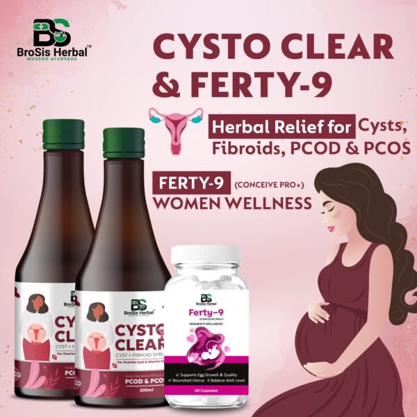 2 Cysto Clear and Ferty 9